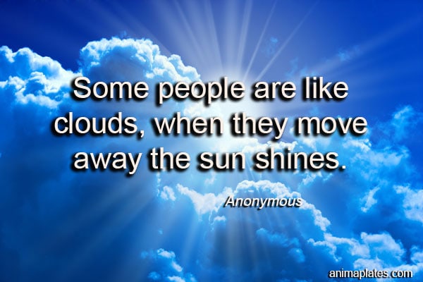 Like clouds… – Quote – Animaplates